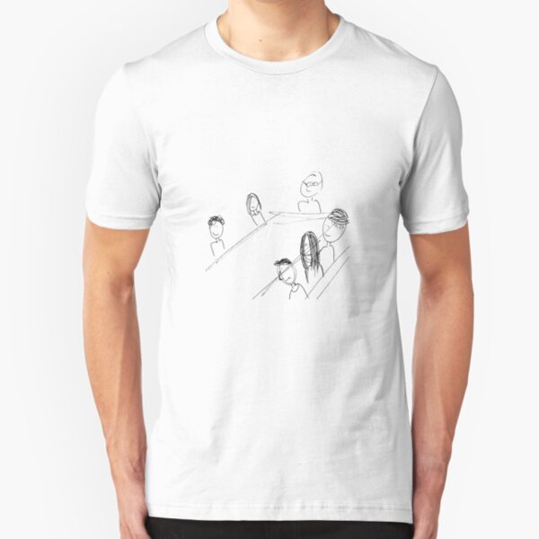 Breakfast With Friends Slim Fit T-Shirt