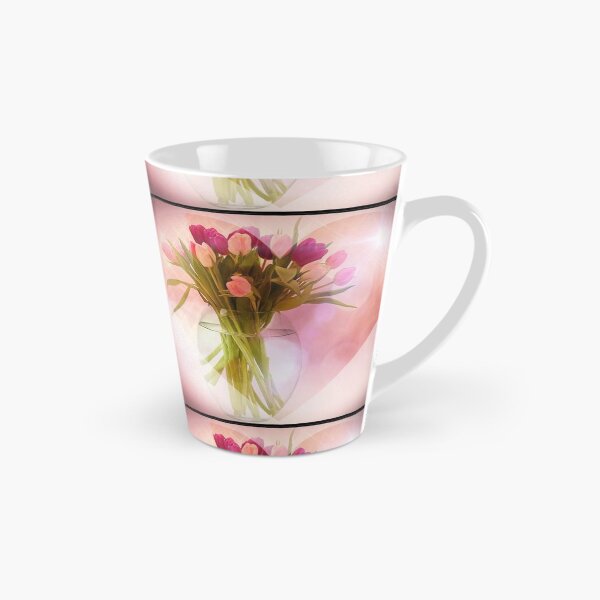 Item preview, Romantic Tulips in Heart Graphic designed and sold by Paula Helit.