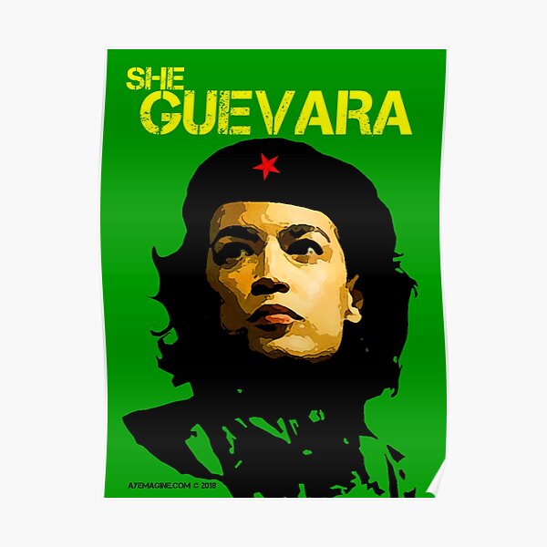 She Guevara Green Poster