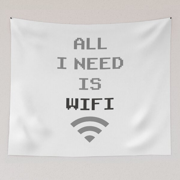 Item preview, ALL I NEED IS WIFI designed and sold by alessiom.
