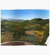 Umbrian landscape Poster