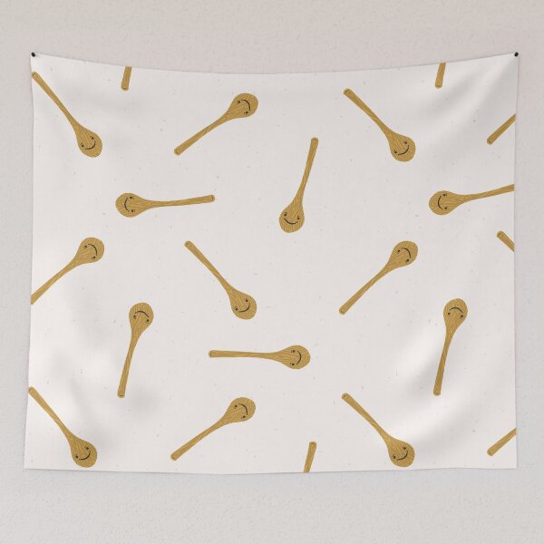 Item preview, Cute wooden spoon kitchen utensil illustration. designed and sold by Limolida.