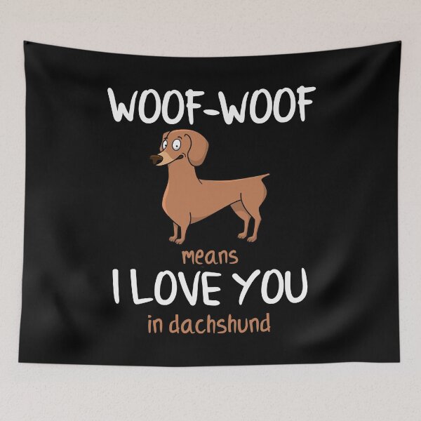Item preview, Dachshund Dachshund Love You Gift designed and sold by BTStyle.