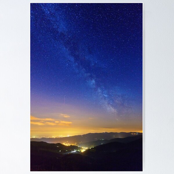 Voie lactée depuis les Vosges Poster