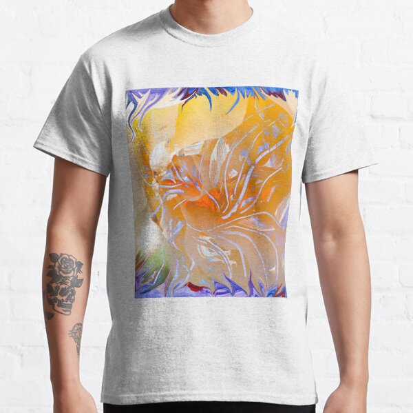 warm colors flower abstraction Classic T-Shirt