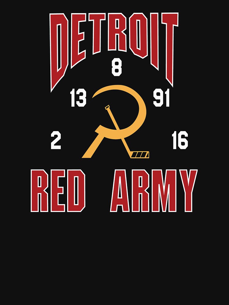 Detroit Red Wings Red Army Russian 5 Hockey Apparel | Essential T-Shirt