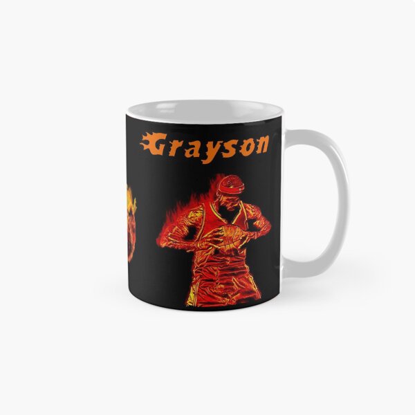 Artikelvorschau, Feuriger Basketballspieler von Grayson entworfen und verkauft von Attiva.