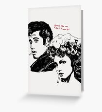 Tarjeta de felicitación Grasa: eres la que quiero