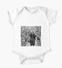 Leopard animal head Baby Body Kurzarm