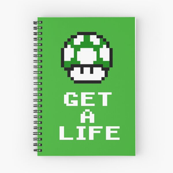 Item preview, Get a life - pixel art designed and sold by Tania Guzmán.