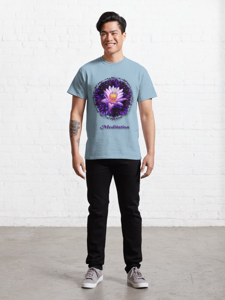 Alternate view of Meditation - the essence of life Classic T-Shirt