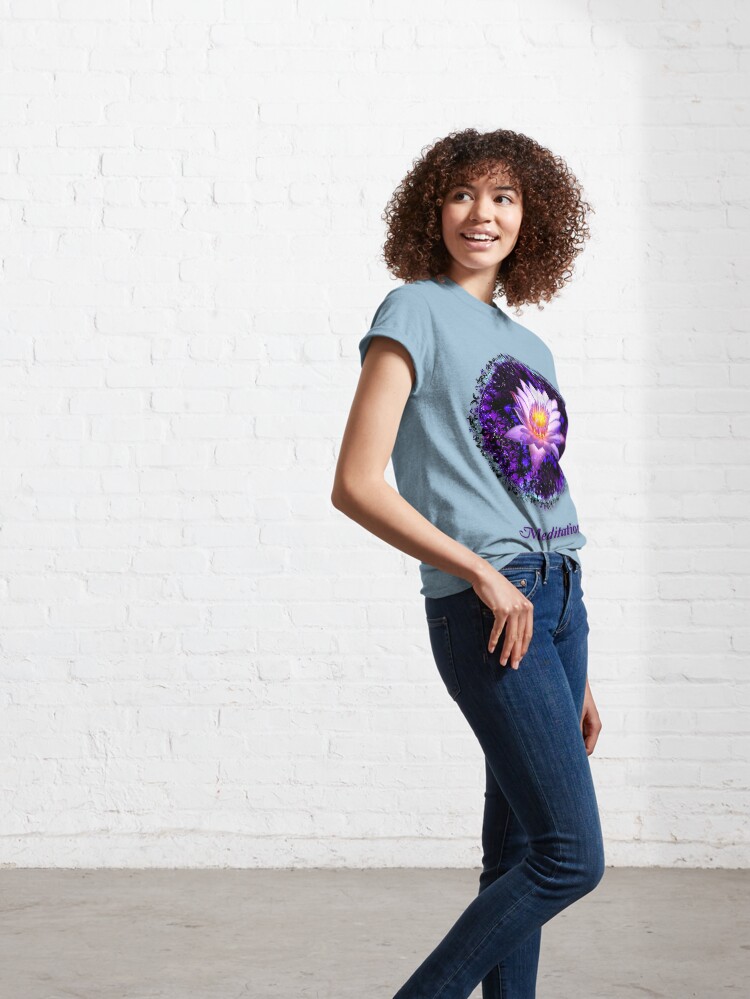 Alternate view of Meditation - the essence of life Classic T-Shirt