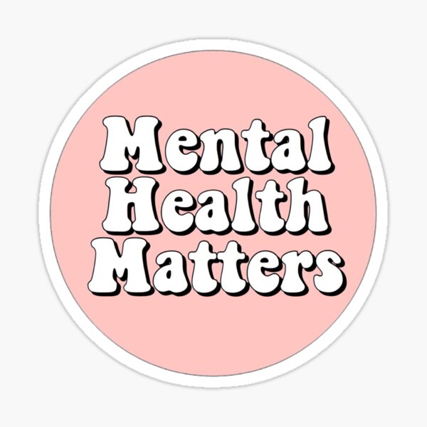 Mental Health Stickers Svg