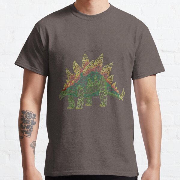 Geometric Stegosaurus Classic T-Shirt
