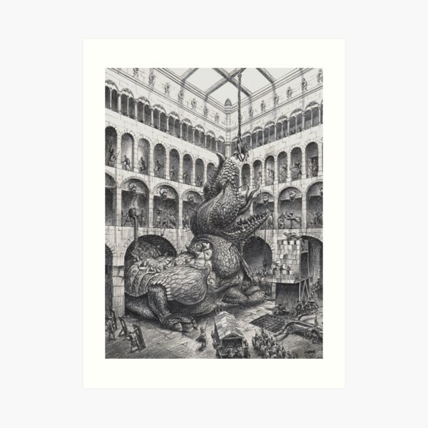 THE BEAST MUST DIE! Art Print