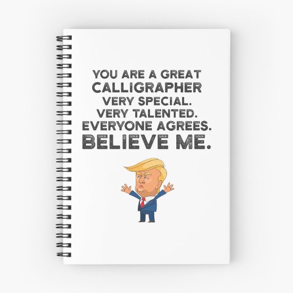 Item preview, Calligrapher Funny Trump designed and sold by UneDesigns.