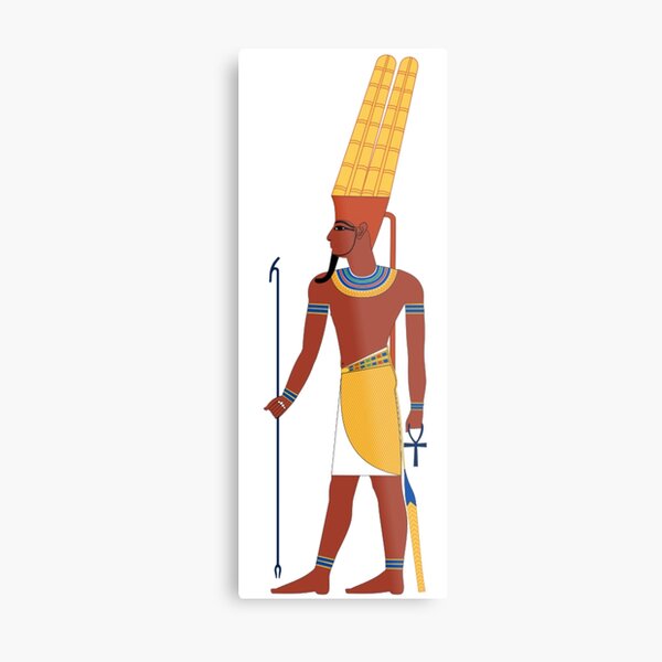 #Egyptian #God #Amun Amun Powerful God ancient Egypt Metal Print
