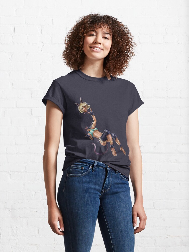 Alternate view of Monster Cat Girl Classic T-Shirt