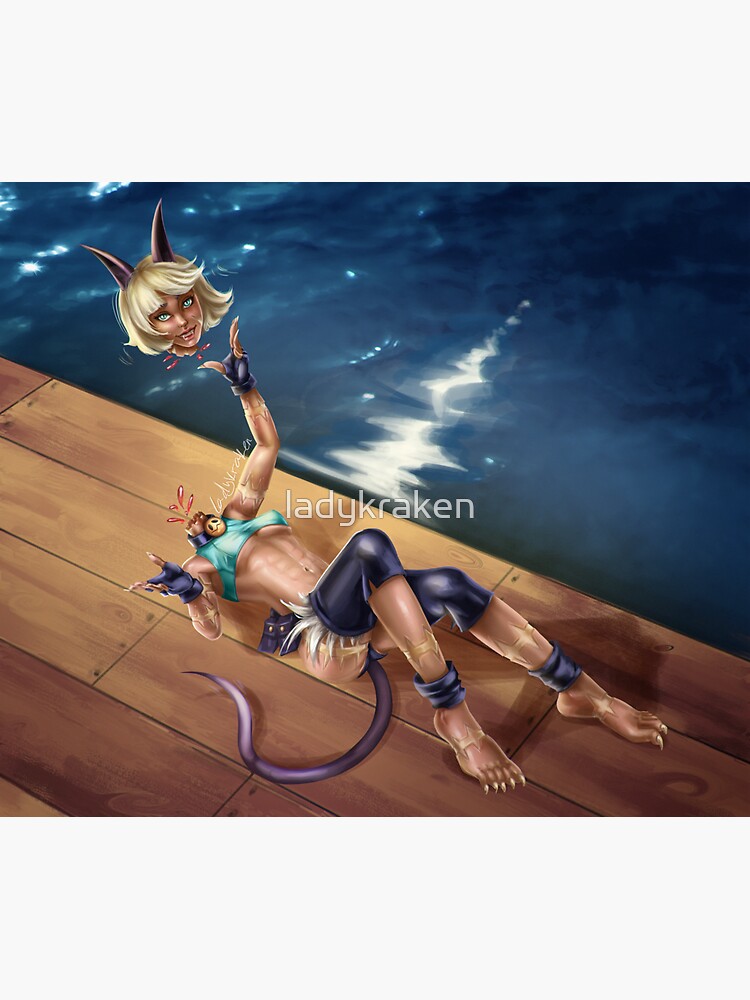 Monster Cat Girl by ladykraken