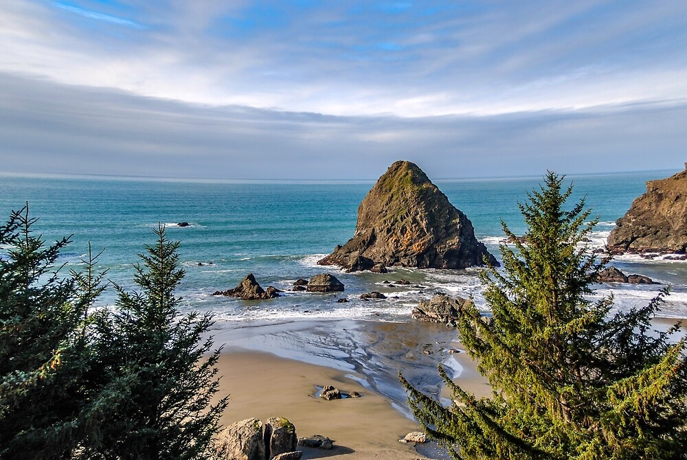 "Whaleshead Rock, Curry County, Oregon" by Bryan Spellman Redbubble
