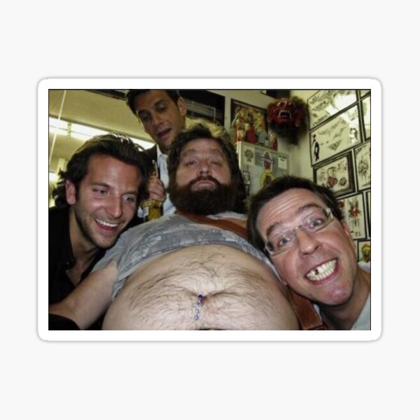 Hangover Selfie Sticker
