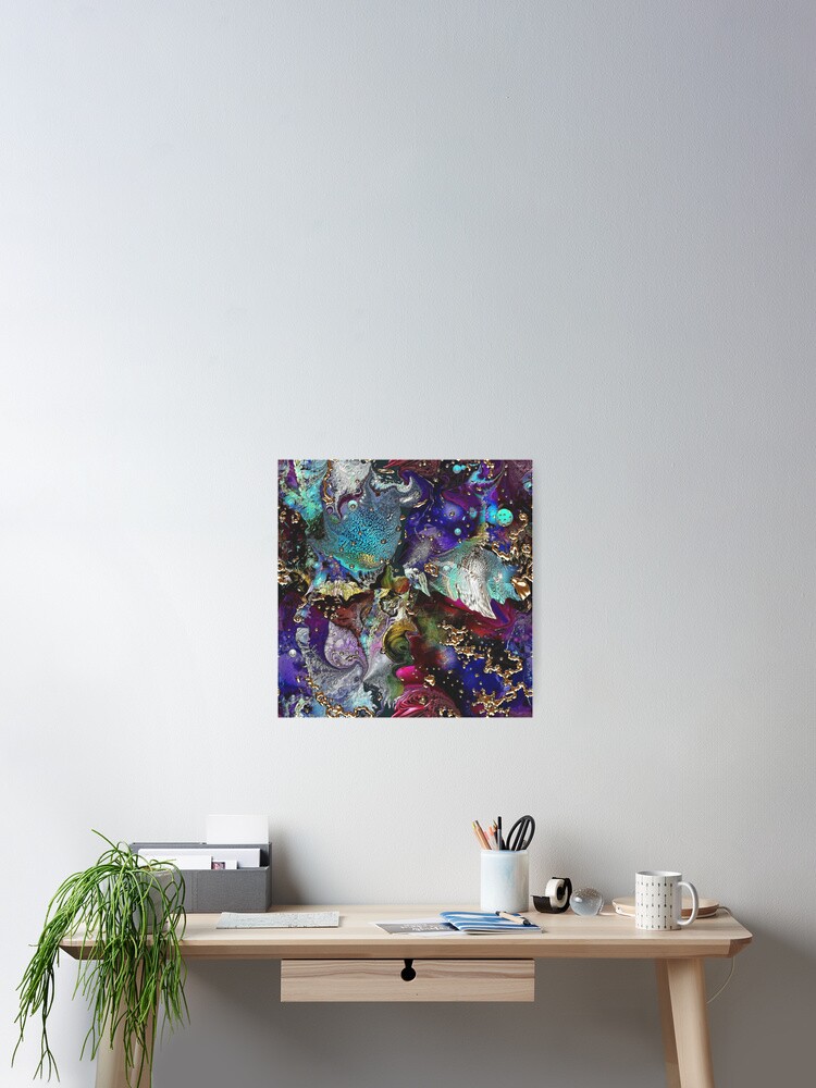 Thumbnail 2 of 3, Poster, Abstract 233 designed and sold by runati.