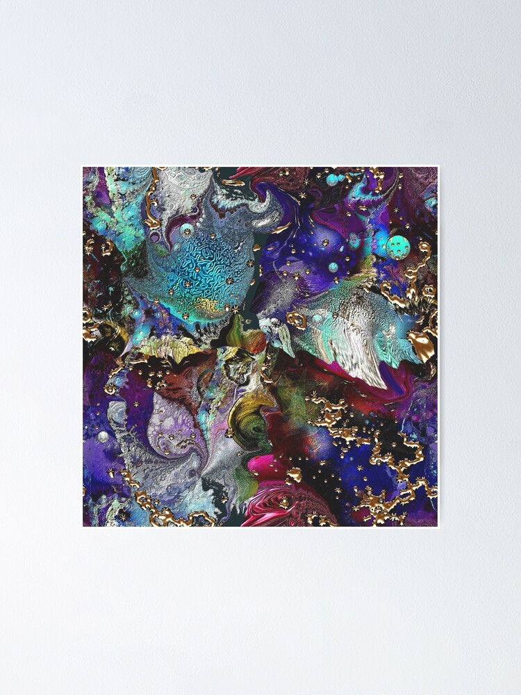 Thumbnail 1 of 3, Poster, Abstract 233 designed and sold by runati.