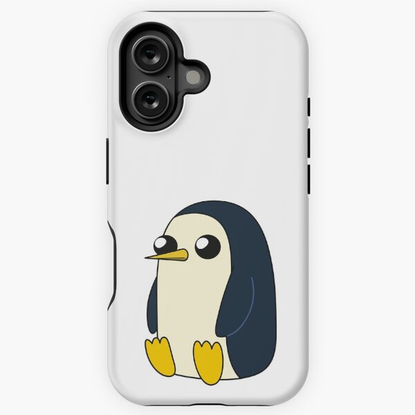 Vista previa del artículo con la obra «AdventureTime™ – Gunter sentado y luciendo estoico pero lindo», diseñado y vendido por MEME-MERCH-com.