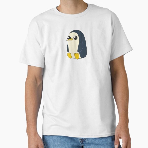 Item preview, AdventureTime™ – Gunter sitting and looking stoic but cute designed and sold by MEME-MERCH-com.