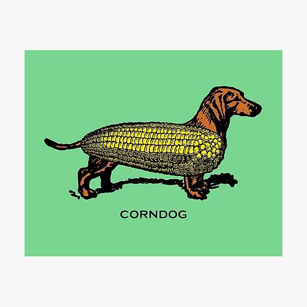 Corndog Photographic Print