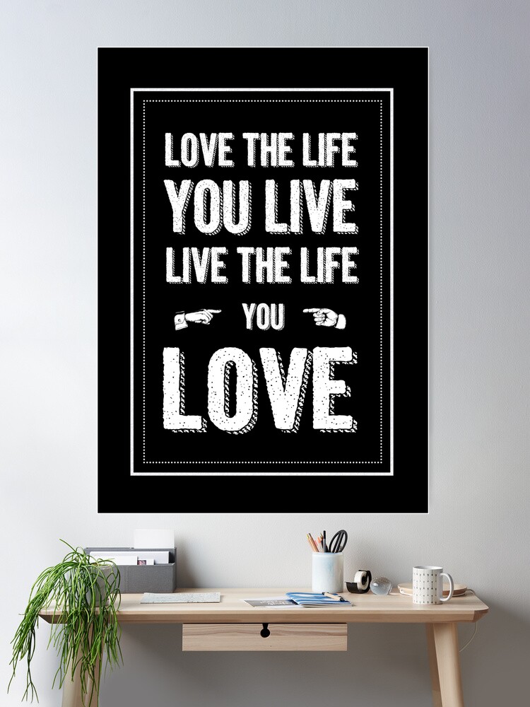 アートワーク「LOVE THE LIFE YOU LIVE」ボブマーリー・ピンク Bob