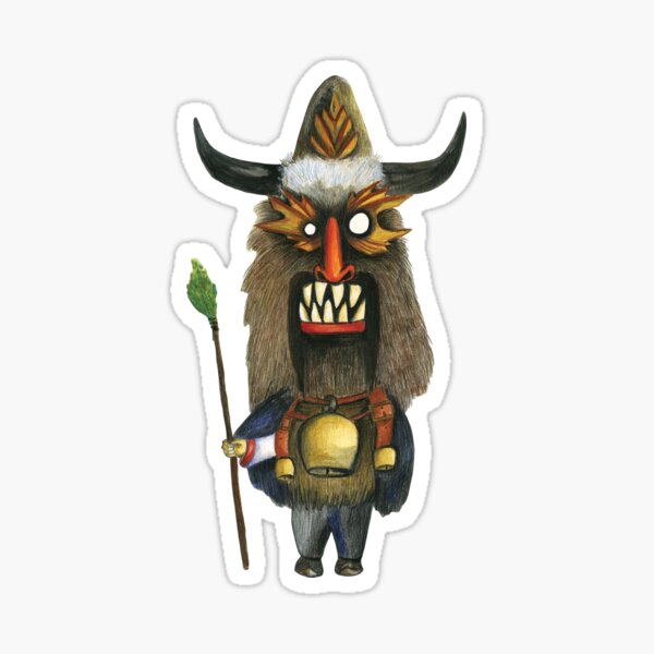 Monstre avec des cloches Sticker