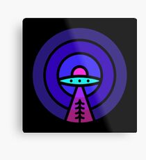 Aliens - Night Ver Metal Print