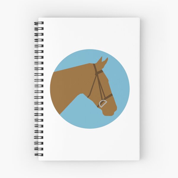 Item preview, Minimalist Horse → Brown/Blue  designed and sold by Darcy White.