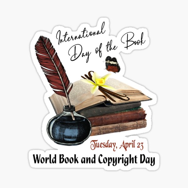 Item preview, International Day of The Book, Tuesday, April 23, World Book and Copyright day designed and sold by Jecolds.