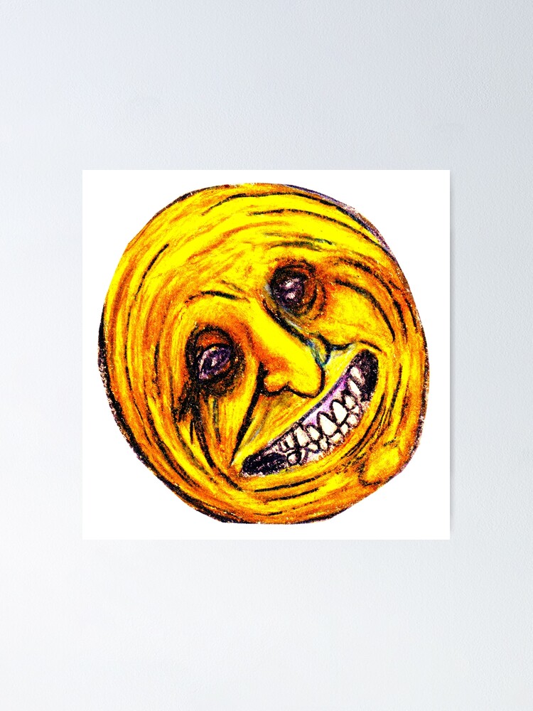 Scary Smiley Face - Smiley Face - Posters and Art Prints