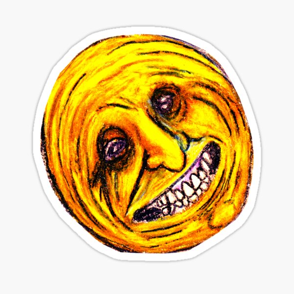 Him - Creepy Face Merch (HD) | Sticker