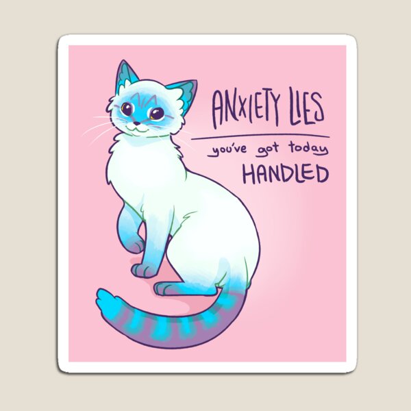 Artikel-Vorschau von ANGST LIEGEN Magical Lynx Point Siamese Cat, designt und verkauft von thelatestkate.