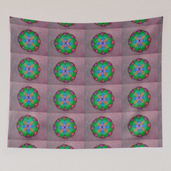 Item preview, colorful mandala painting 2 designed and sold by Shellaqua.