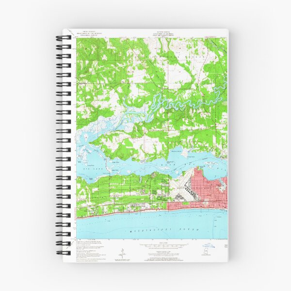 Item preview, USGS TOPO Map Mississippi MS Biloxi 335349 1954 24000 designed and sold by WetdryvacRBO2.