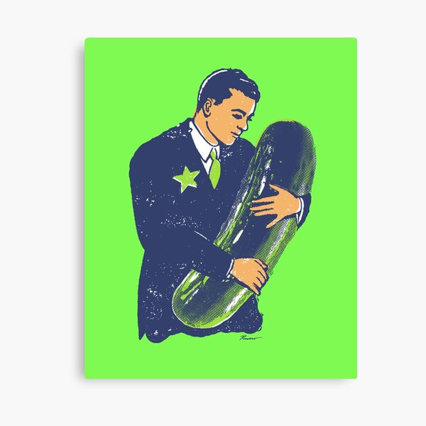 Hold The Pickle - American Oddities #3 Canvas Print