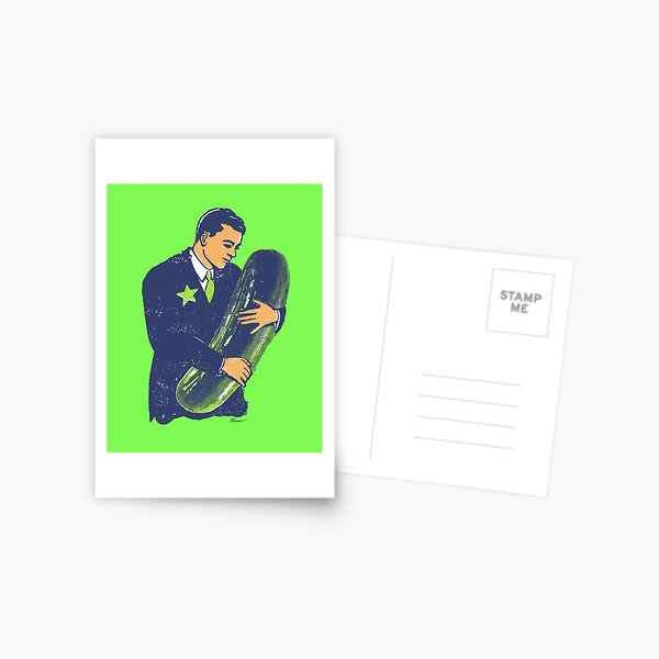 Hold The Pickle - American Oddities #3 Postcard