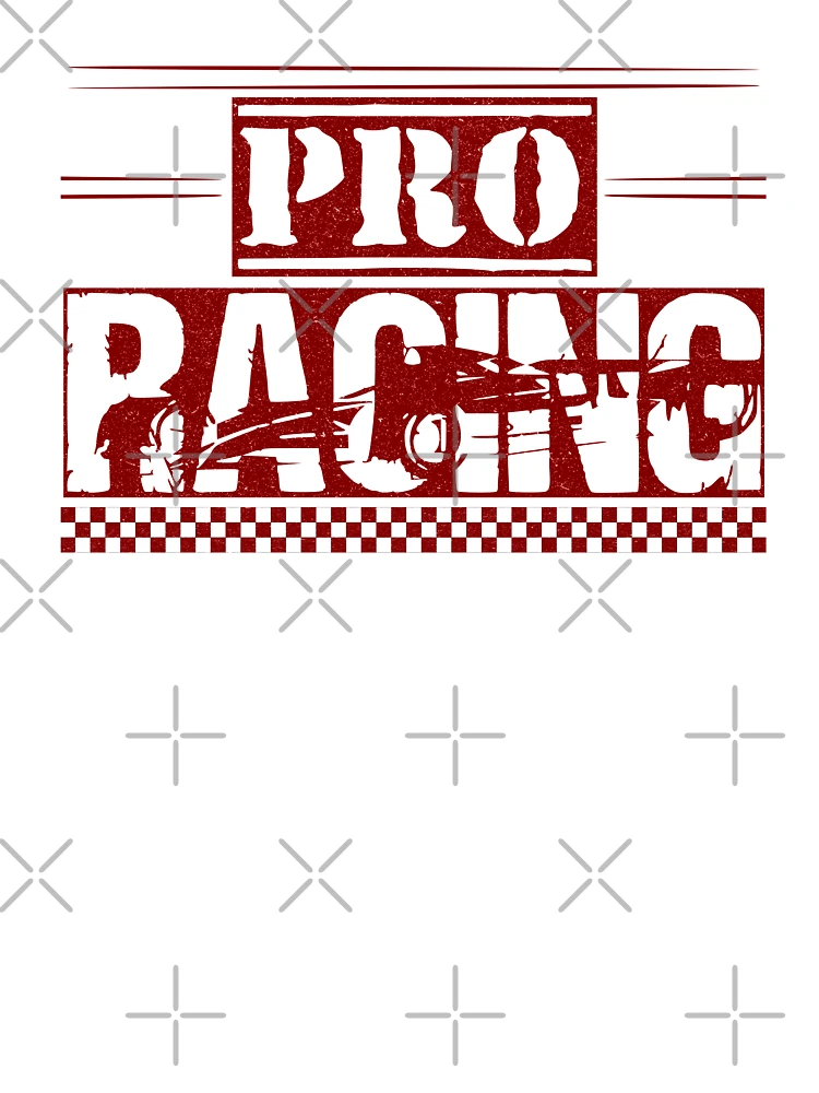 Imagen 4 de 4, Camiseta holgada boxy con la obra Pro Racing, diseñada y vendida por EmblemThreads.