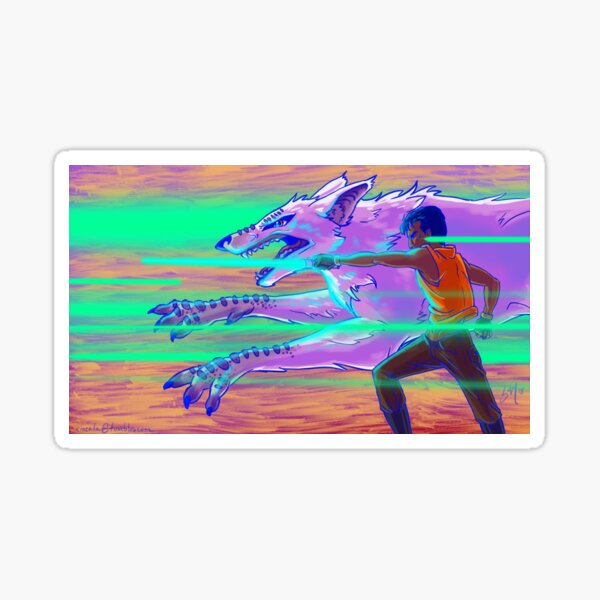 Rebels- Ezra and LothWolf Sticker