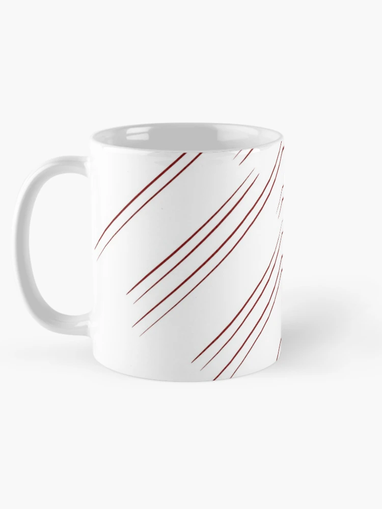 Thumbnail 5 of 6, Coffee Mug, Parallel Red designed and sold by EmblemThreads.
