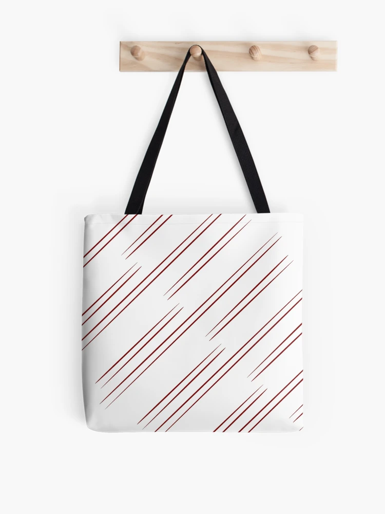 Thumbnail 1 of 2, Tote Bag, Parallel Red designed and sold by EmblemThreads.