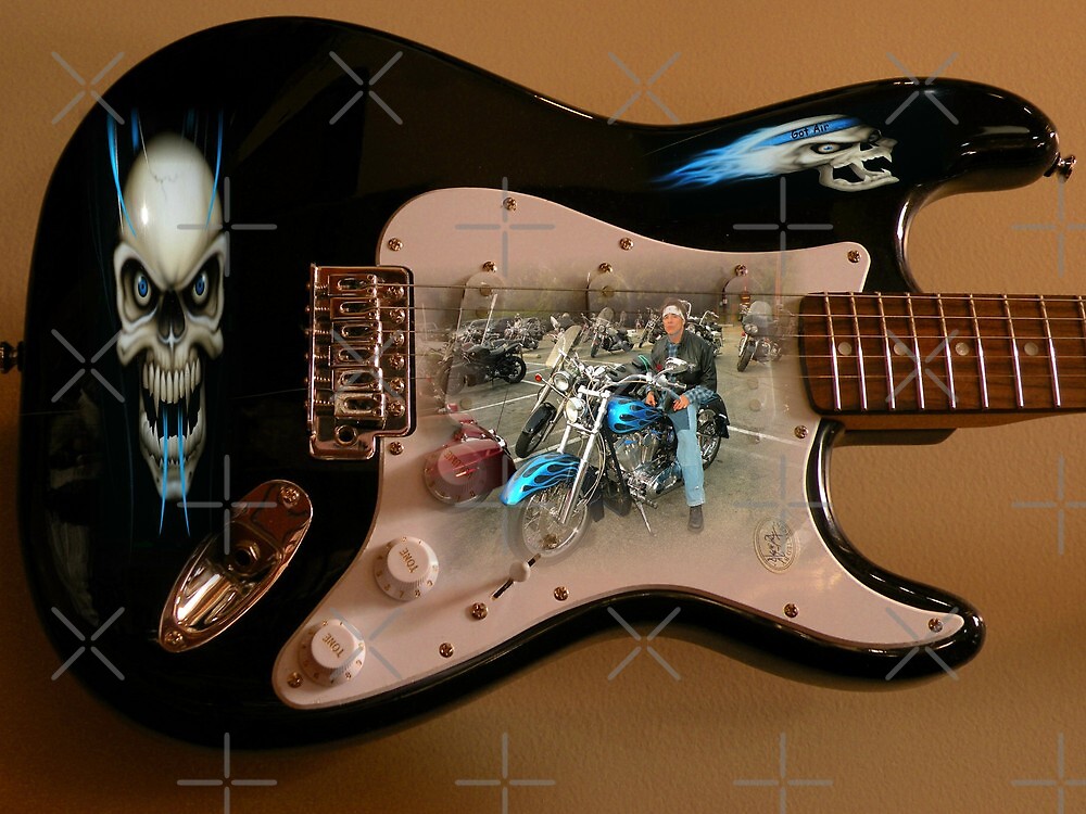 "One Bad Guitar...." by Rita H. Ireland Redbubble