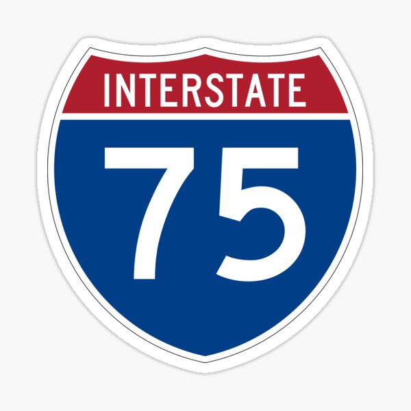 Interstate 75 Sticker