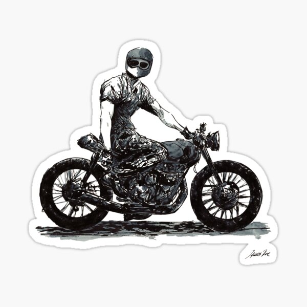 Rider 4 Sticker