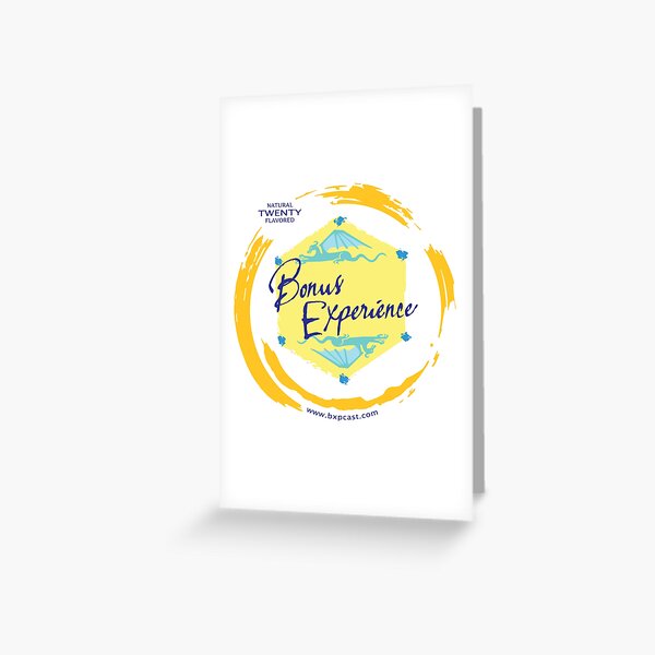 Sparkling Water BXP Logo - Lemon Greeting Card